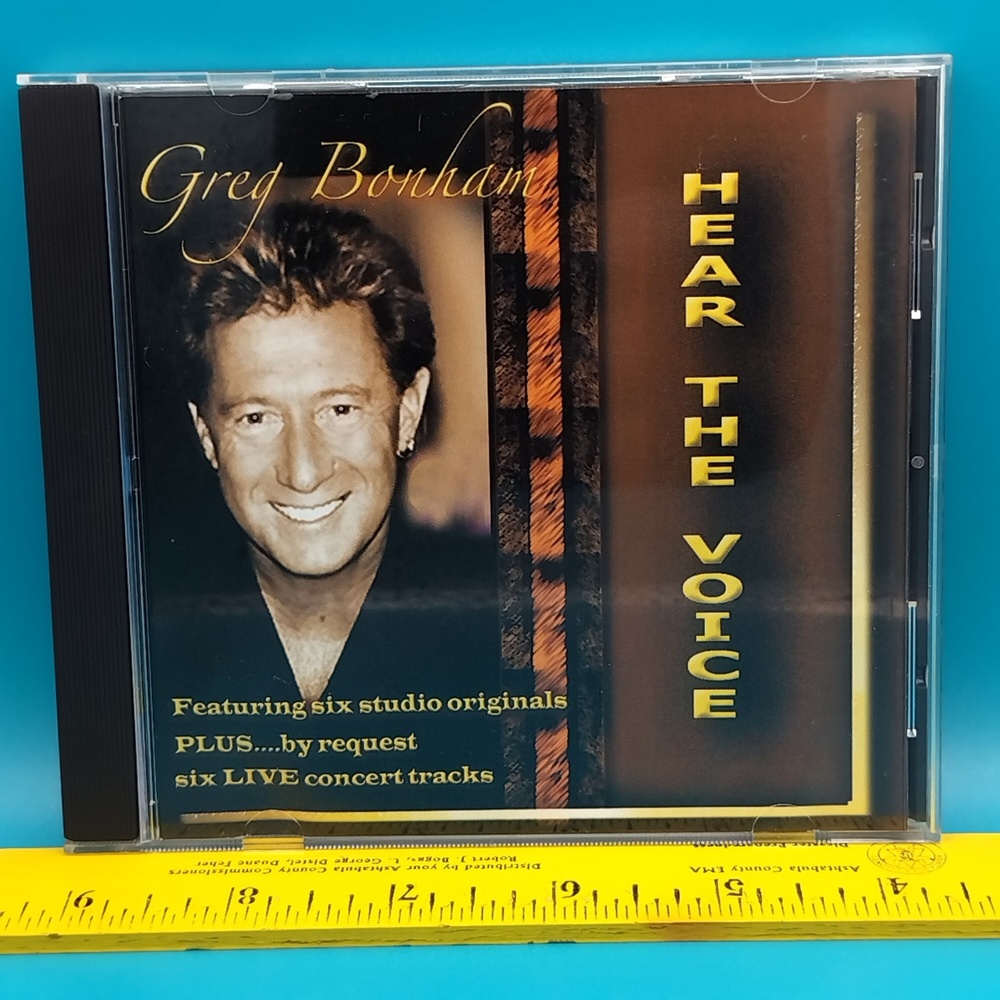 Greg Bonham CD Hear The Voice Music Album 2005 Farm Boy Live Studio